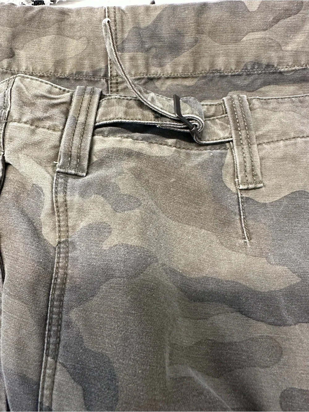 Men's Vintage J. Crew 2004 Relaxed for Straight-Leg Pants - Green Camo